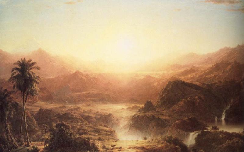 Frederic Edwin Church The andes of Ecuador